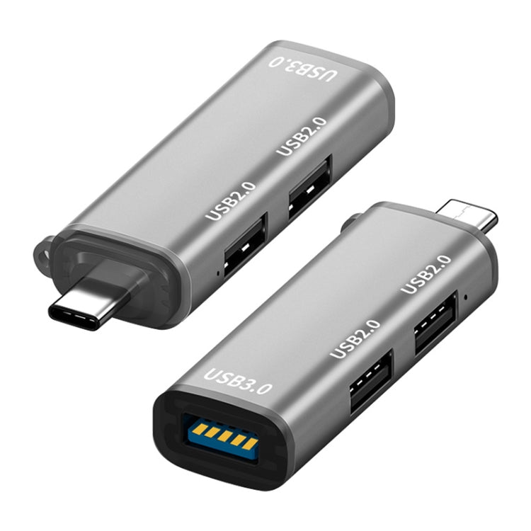 ADS-302C 3 In 1 Multi-function Type-C / USB-C HUB Docking Station, ADS-302C