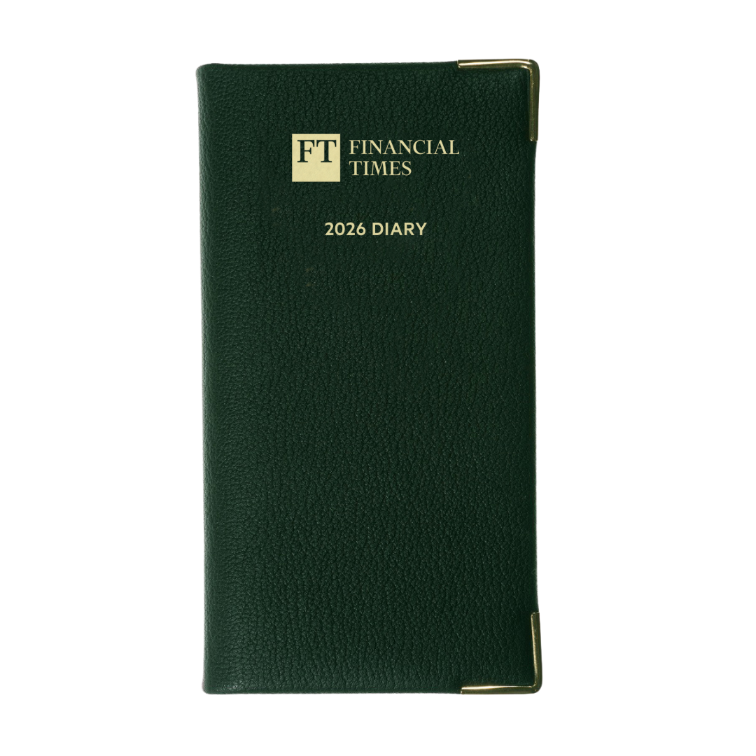 2026 Portrait Pocket Diary - Week to View - Green
