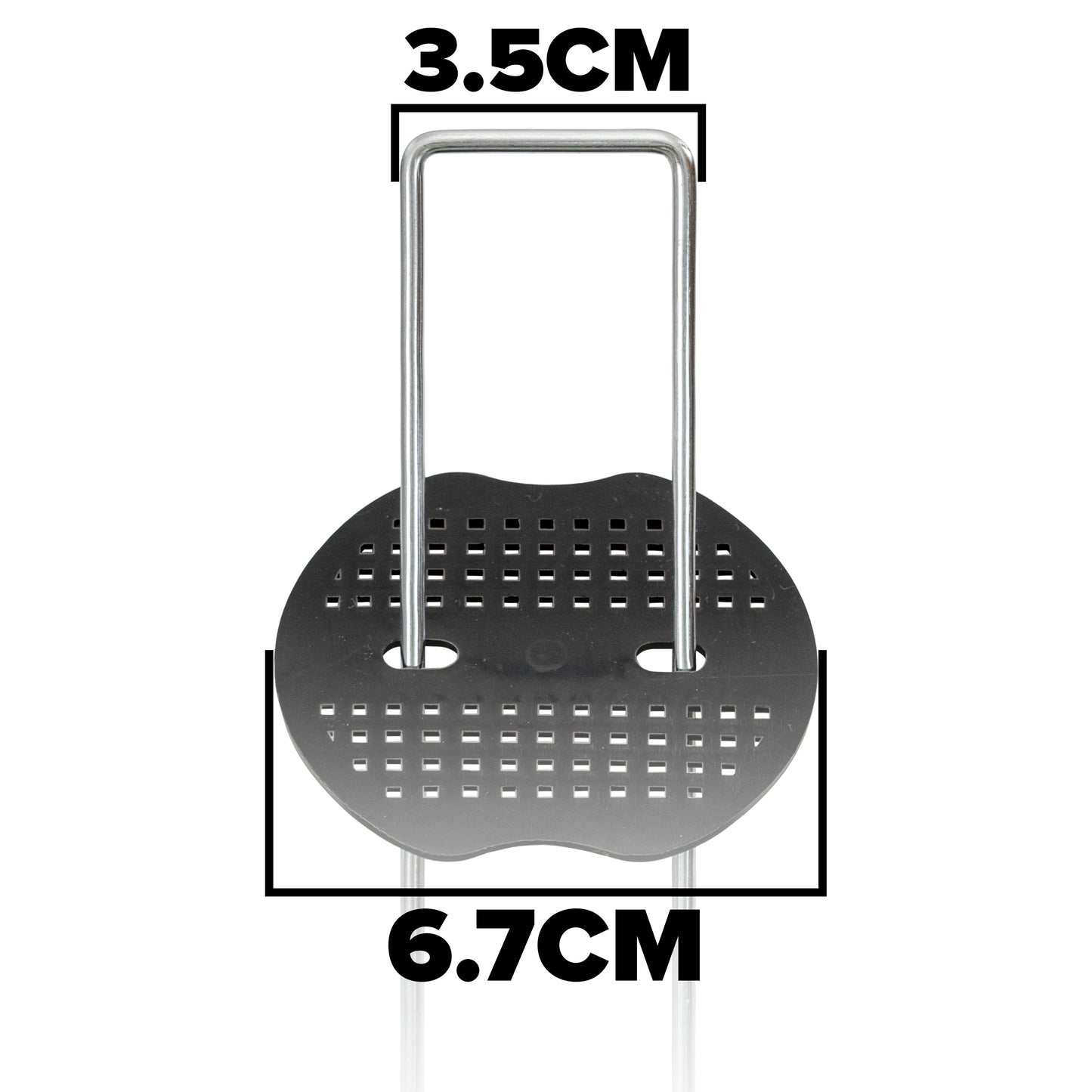 Weed Control Membrane Pegs Buffer Washer, 6in/150mm, Red for Garden Ground Cover