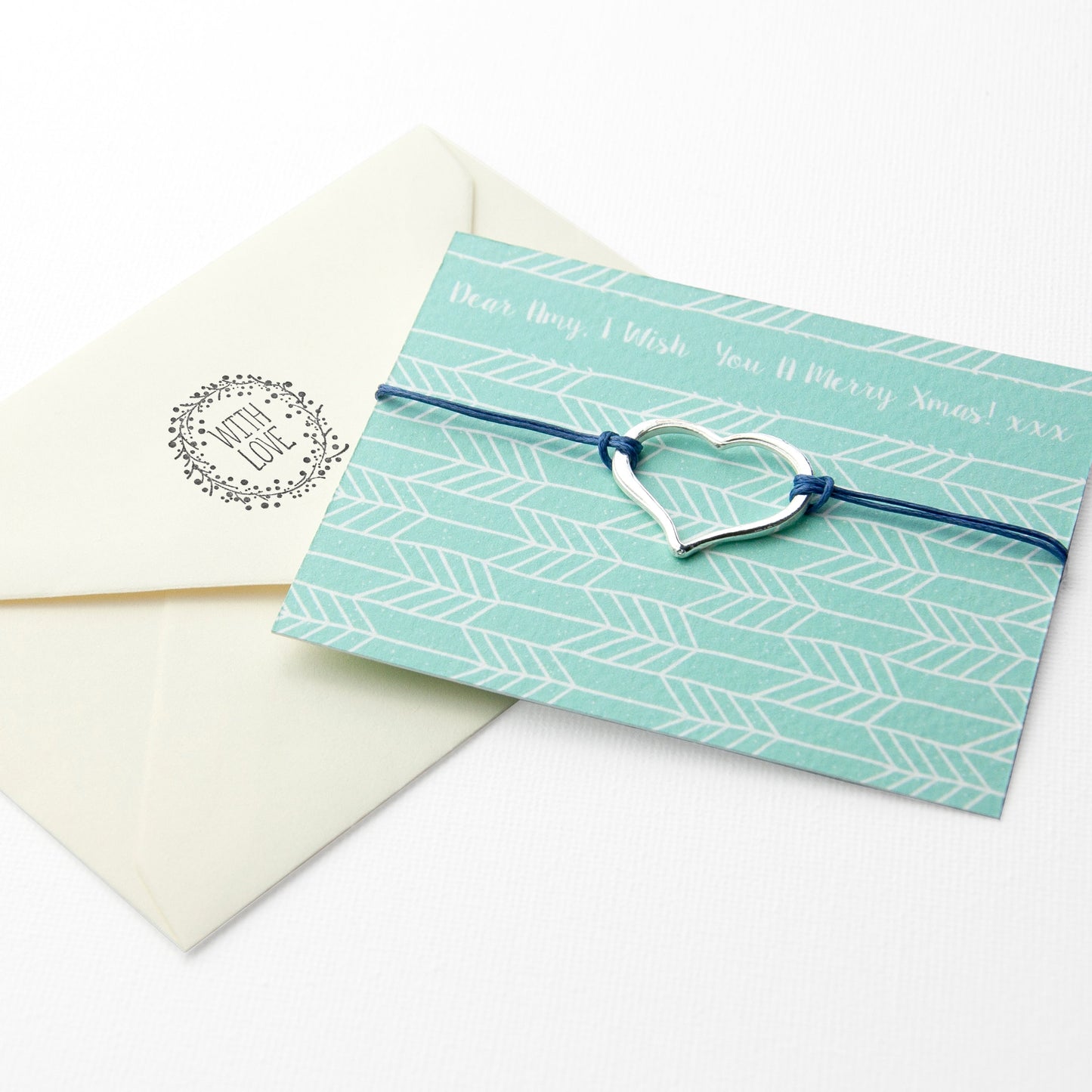 Sterling Silver Heart Woven Bracelet
