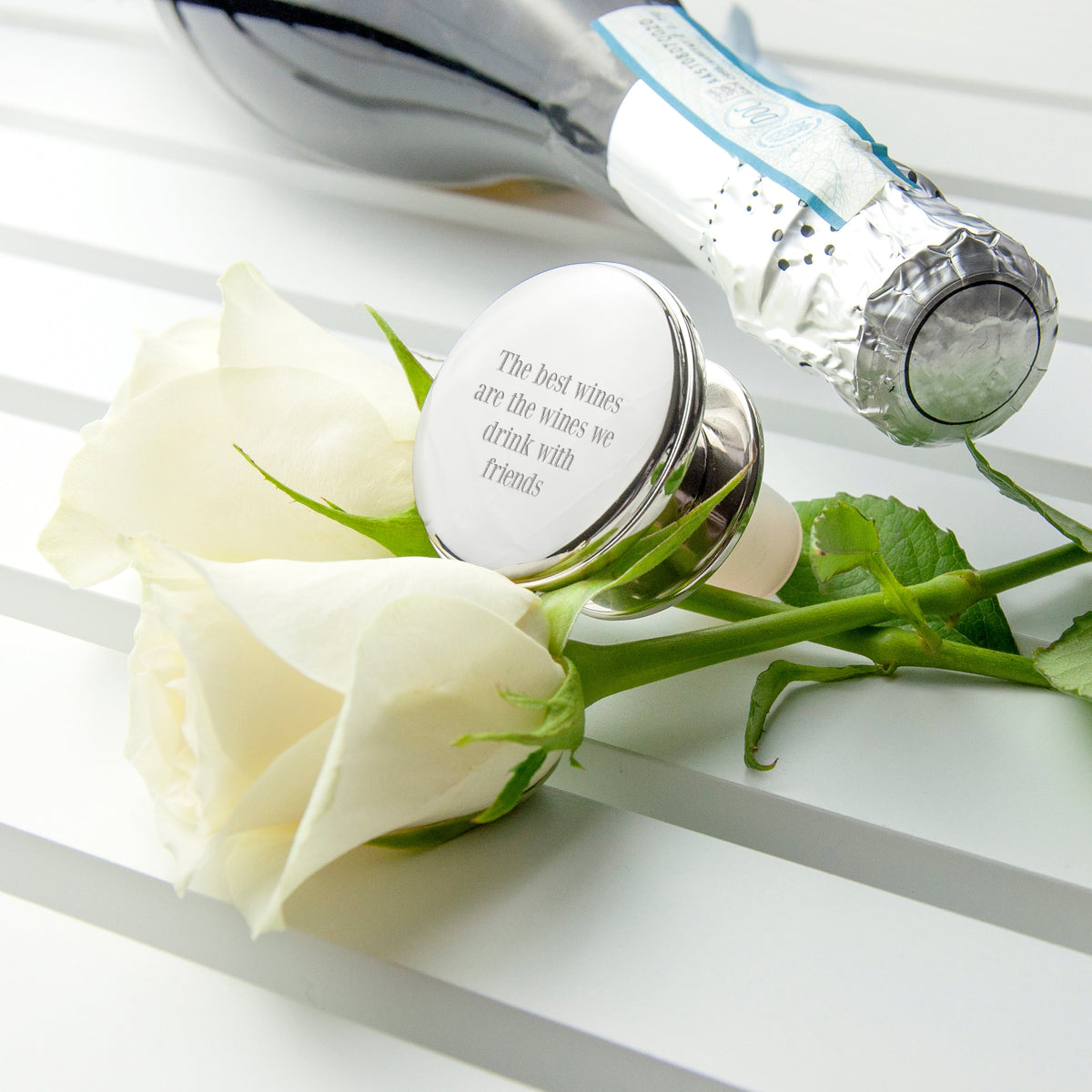 Personalised Luxury Plated Bottle Stopper