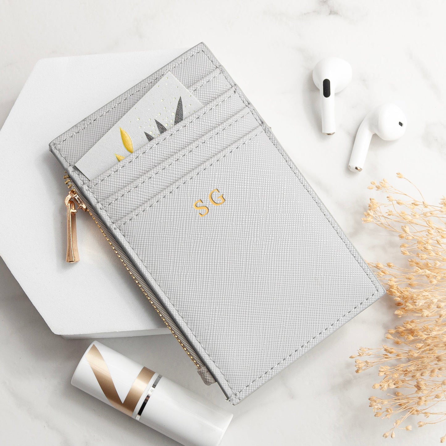 Monogrammed Boutique Card Holder