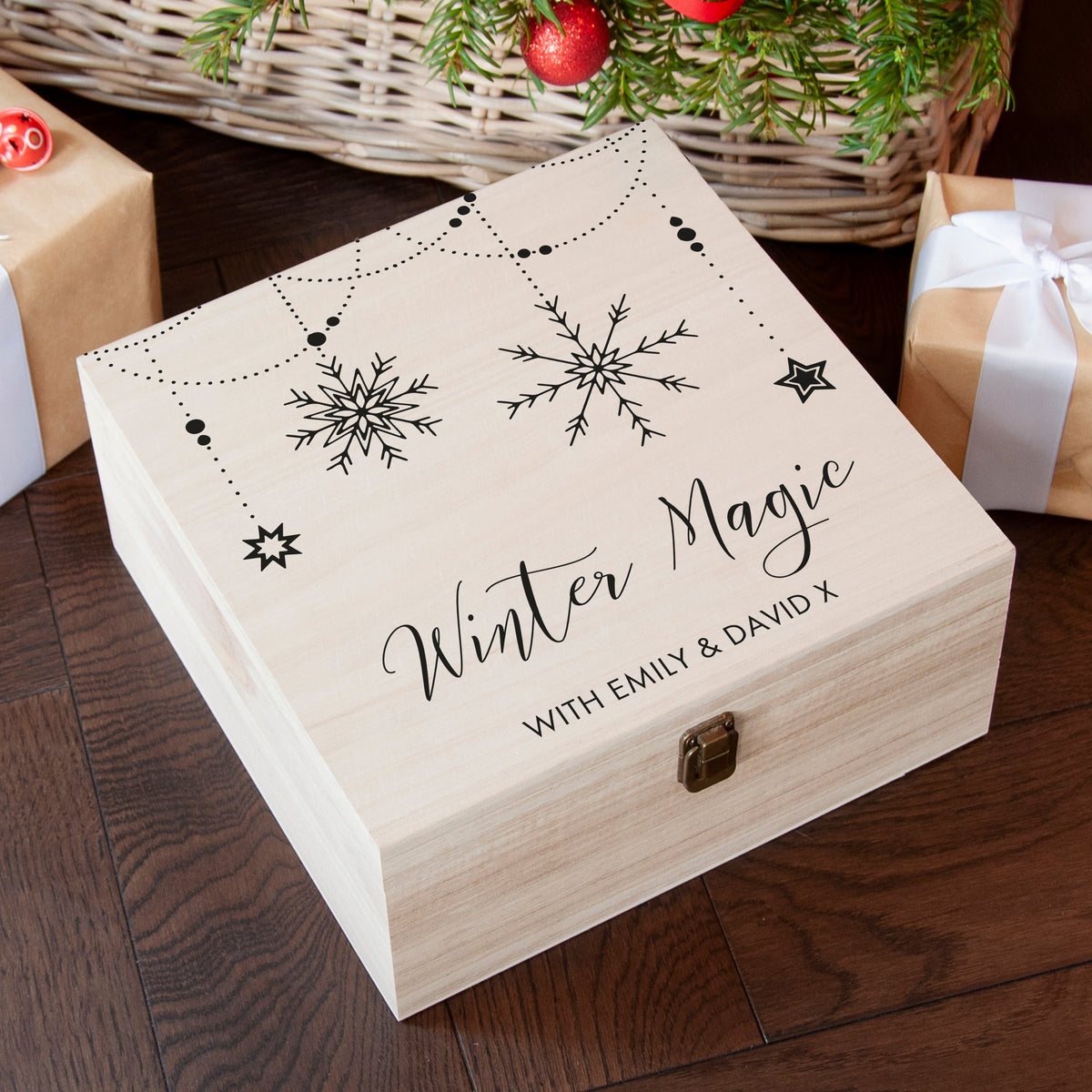 Personalised Winter Magic Christmas Eve Box