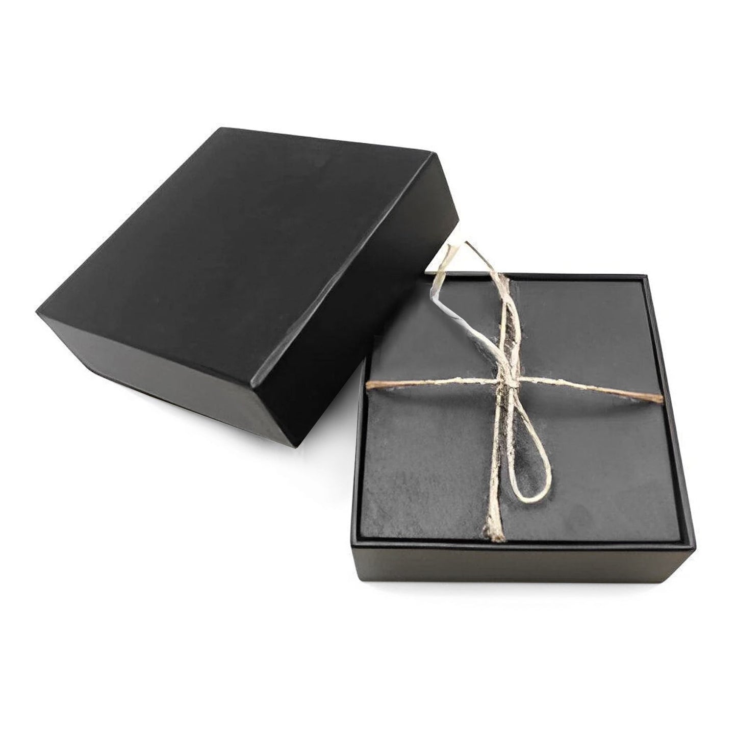Natural Slate Coaster Set