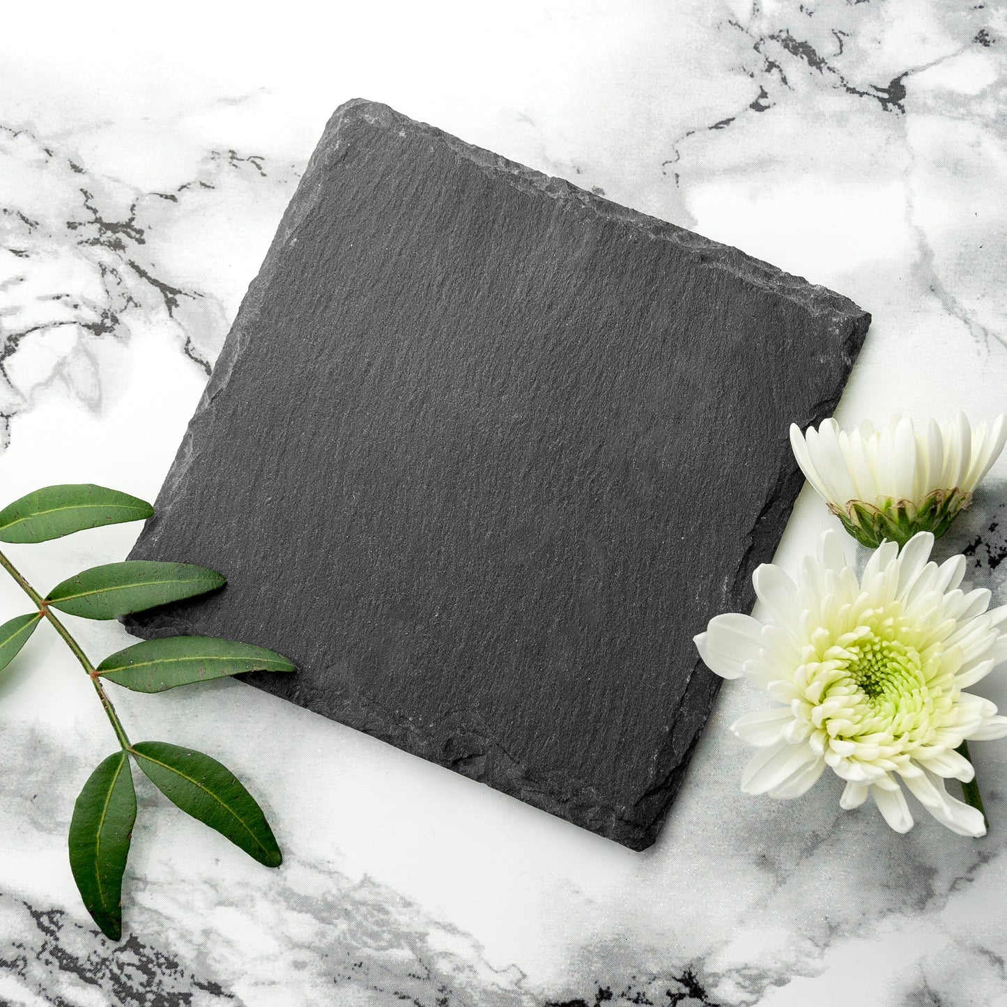 Natural Slate Coaster Set