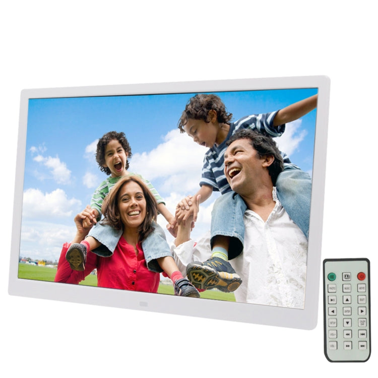 17.0 inch LED Display Digital Photo Frame with Holder / Remote Control, Allwinner Technology, Support USB / SD Card Input / OTG, US/EU/UK Plug, 17.0 inch, 17.0 inch/Without Touch Button Black