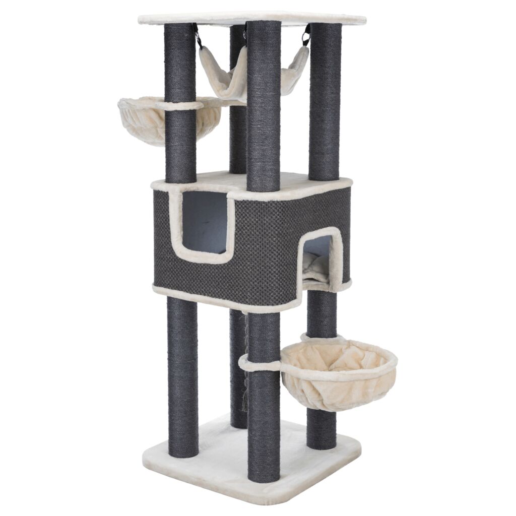 Trixie Cat Tree XXL Humberto – 174 cm, cream/grey