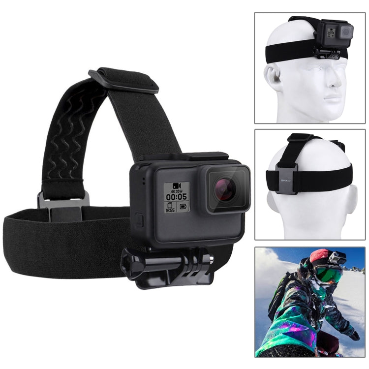 PULUZ 53 in 1 Accessories Combo Kit (Chest Strap, Suction Cup, Monopod, Mounts) for GoPro & Action Cameras