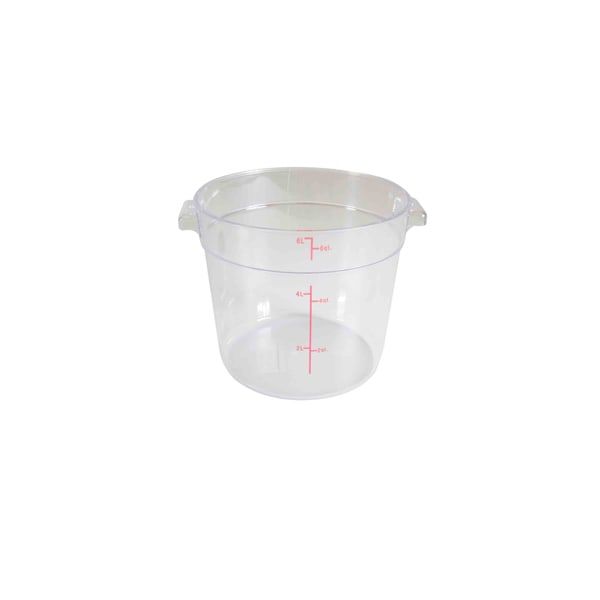 5.7L Round Food Storage Container Clear