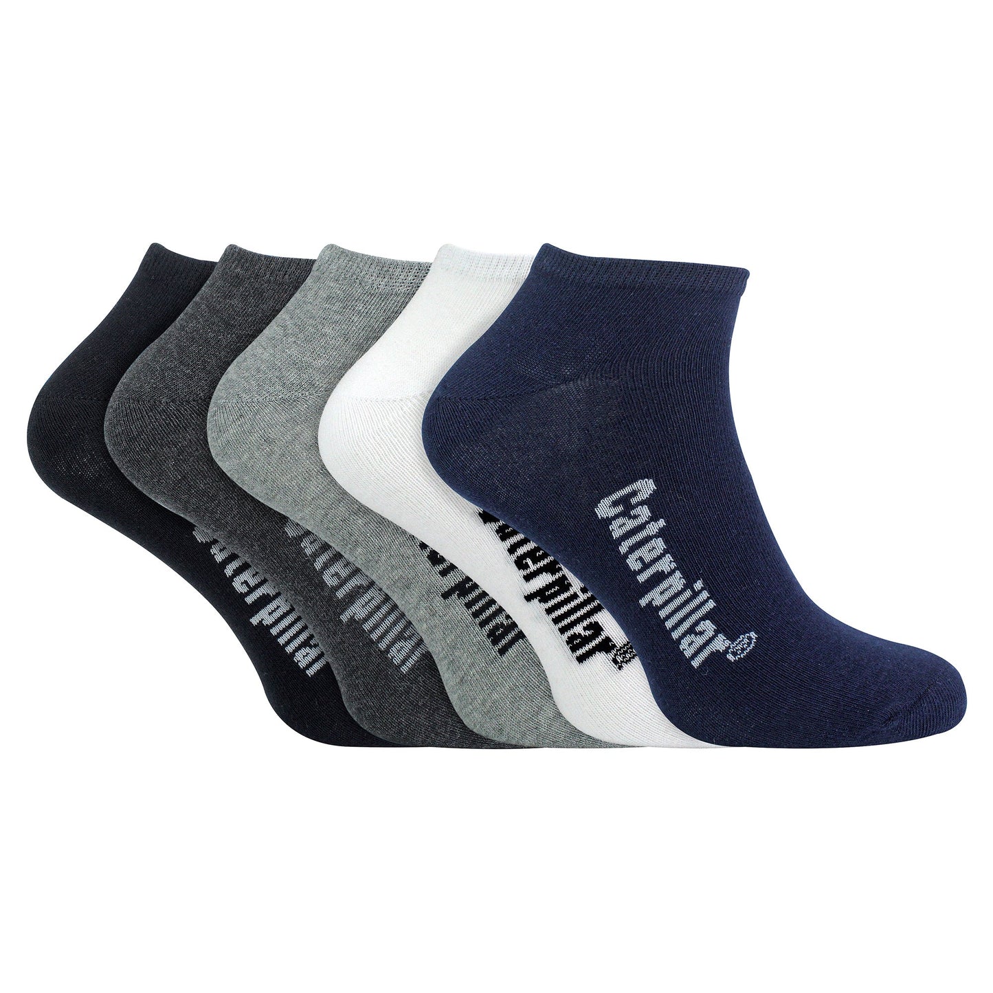 Mens 5 Pack Cotton Rich Trainer Work Socks