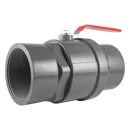 PP 4in BSPF Stopcock with Stainless Steel Ball Valve and Handle Water Connector