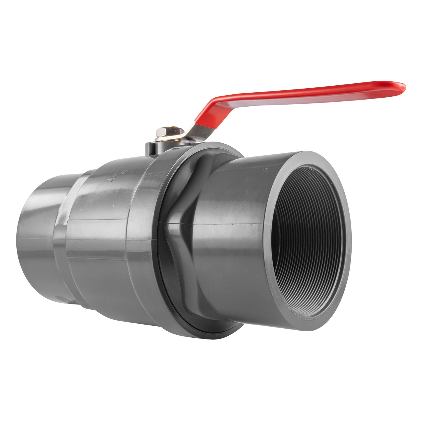 PP 4" BSPF Stopcock with Stainless Steel Ball Valve and Handle