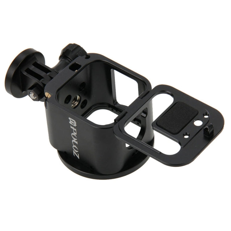 PULUZ Housing Shell CNC Aluminum Alloy Protective Cage Kit with Metal Wrench & Lens Cap & Screw & Tripod Adapter for GoPro HERO5 Session /HERO4 Session /HERO Session, For HERO4 Session