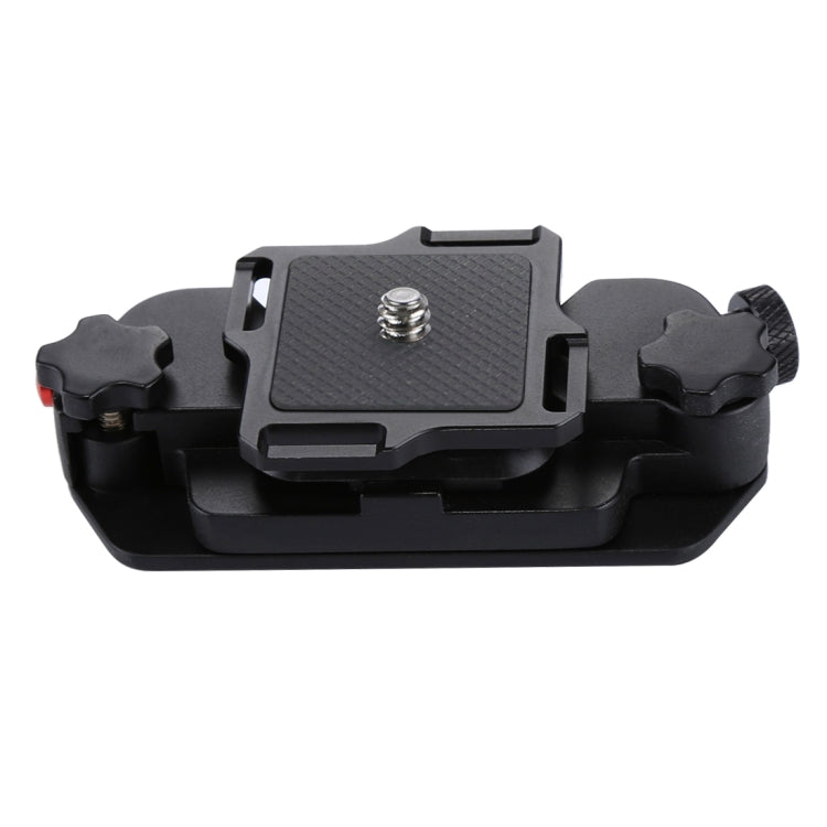 PULUZ Capture Camera Clip Aluminum Alloy Quick Release Clip with Plate(Red)