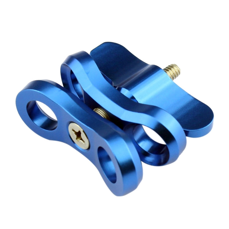 PULUZ Ball Clamp Close Hole Diving Camera Bracket CNC Aluminum Spring Flashlight Clamp for Diving Underwater Photography System, Single Ball Close Hole(Black), Single Ball Close Hole(Blue), Single Ball Close Hole(Red)