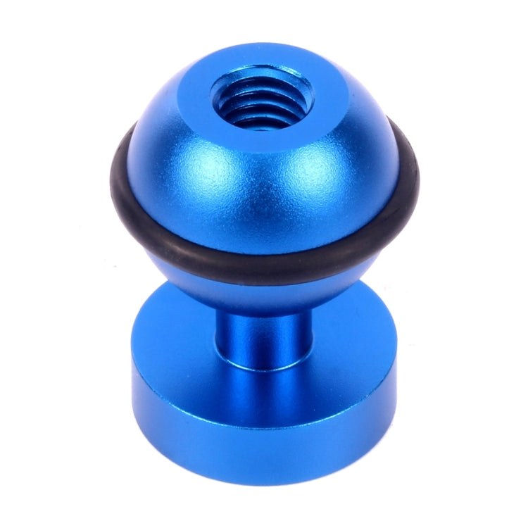 PULUZ CNC Aluminum Ball Head Adapter Mount for GoPro, Insta360, DJI and Other Action Cameras, Diameter: 2.5cm, CNC Aluminum (Black)