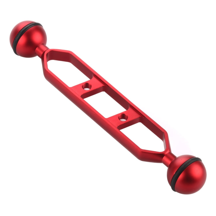 PULUZ 7.0 inch 17.7cm Aluminum Alloy Dual Balls Arm, Ball Diameter: 25mm, 7.0 inch (Blue)
