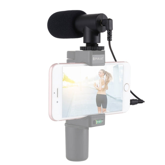 PULUZ 3.5mm Audio Stereo Recording Vlogging Professional Interview Microphone for DSLR & DV Camcorder, Smartphones, Mini Microphone