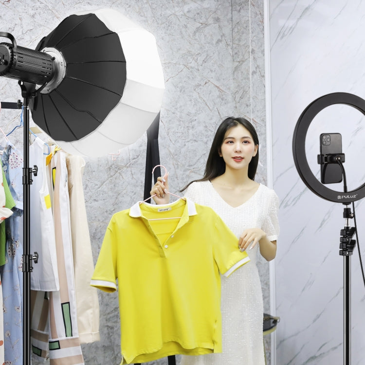 PULUZ 65cm Foldable Lantern Softbox SpeedLite Flash Light Foldable Diffuser, 65cm Softbox