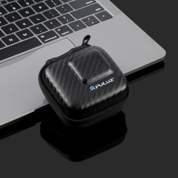 PULUZ Mini Portable Carbon Fiber Storage Bag for GoPro HERO13 Black /12 Black /11 Black /10 Black /9 Black and other Similar Size Cameras