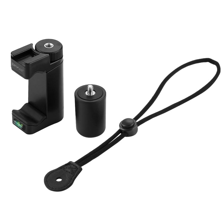 PULUZ Vlogging Live Broadcast Handheld Grip Selfie Rig Stabilizer ABS Tripod Adapter Mount with Cold Shoe Base & Wrist Strap