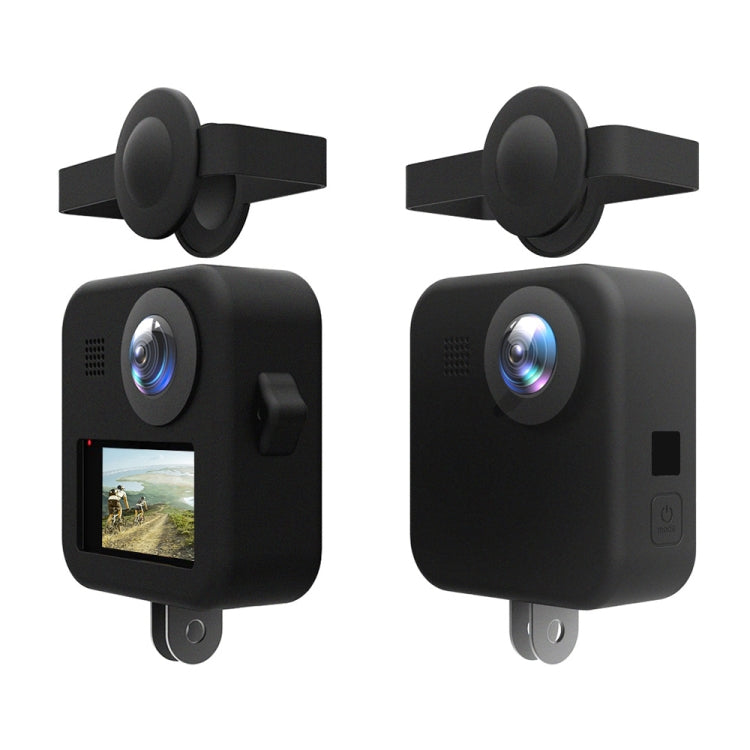 PULUZ for GoPro Max Dual Lens Caps Case + Body Silicone Protective Case, Silicone Case