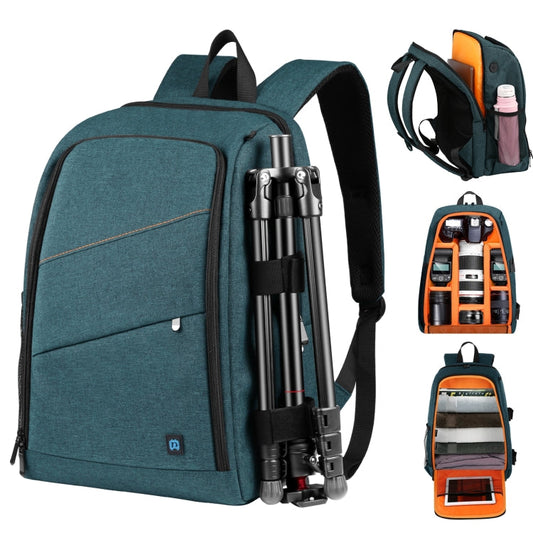 PULUZ Outdoor Portable Waterproof Scratch-proof Dual Shoulders Backpack Handheld PTZ Stabilizer Camera Bag with Rain Cover for Digital Camera, DJI Ronin-SC / Ronin-S (Blue)