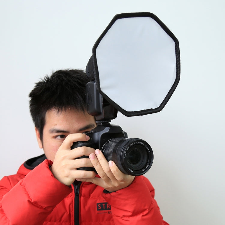 PULUZ 20cm Octangle Style Foldable Soft Flash Light Diffuser Softbox