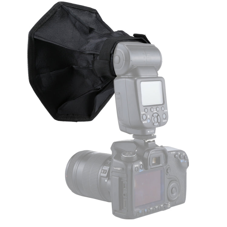 PULUZ 20cm Octangle Style Foldable Soft Flash Light Diffuser Softbox, 20cm Octangle