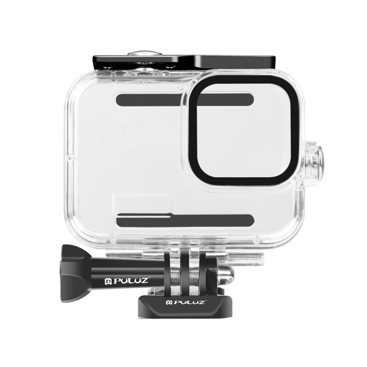 PULUZ for GoPro HERO12 Black /11 Black /10 Black /9 Black 60m Waterproof Housing Protective Case with Buckle Basic Mount & Screw