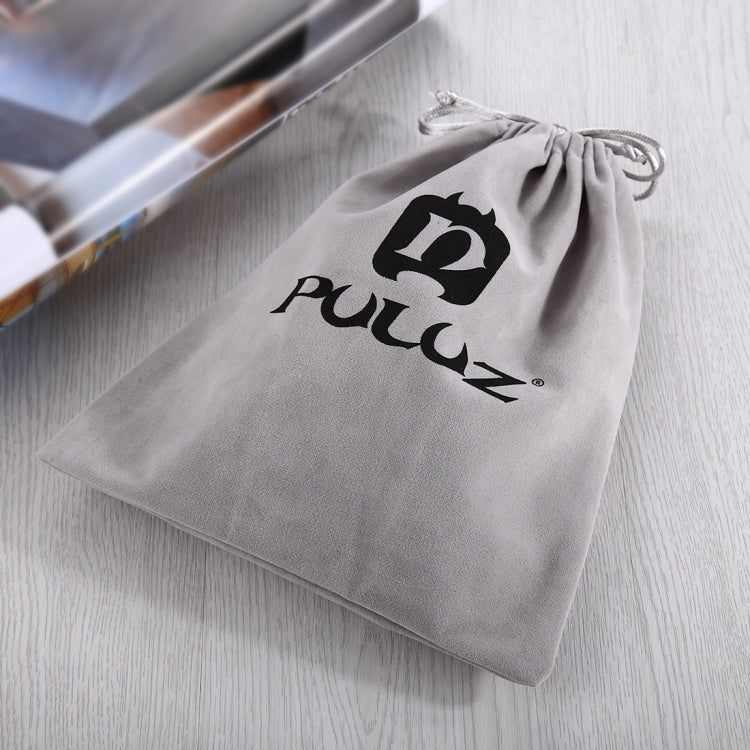 PULUZ Storage Bag with Stay Cord for GoPro, Insta360, DJI Osmo Action Cameras (Grey)