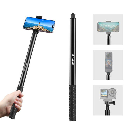 PULUZ 2m Metal Selfie Stick Monopod  for Insta360 One RS / X2 / X3, 2m Monopod