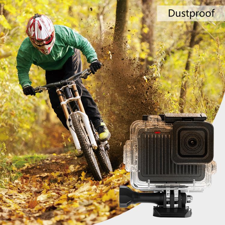 For GoPro HERO 4K 2024 PULUZ 60m / 196ft Waterproof Housing Protective Case with Buckle Basic Mount & Screw, Waterproof Case