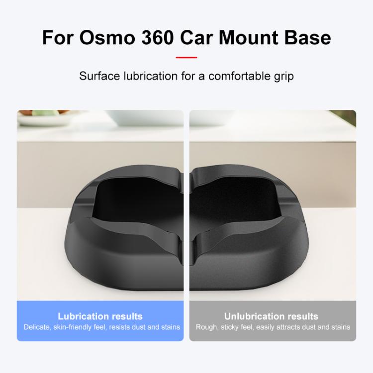 For DJI Osmo 360 PULUZ Car Silicone Base Stand, For DJI Osmo 360 Car Silicone Base