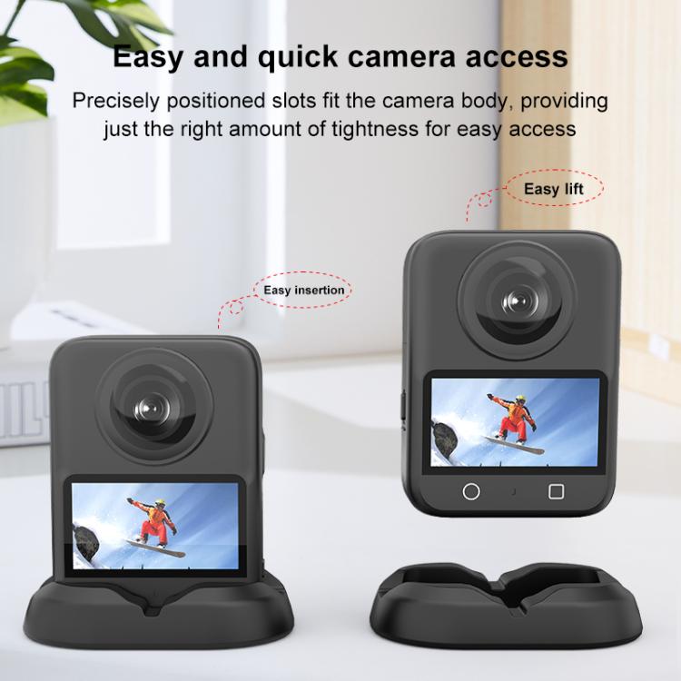 For DJI Osmo 360 PULUZ Car Silicone Base Stand, For DJI Osmo 360 Car Silicone Base