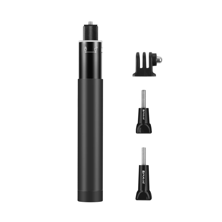 PULUZ 73.5cm Metal Selfie Stick Monopod with Invisible Adapter Base & Screw for Insta360 One RS / X2 / X3 / DJI Osmo 360, 70cm Monopod