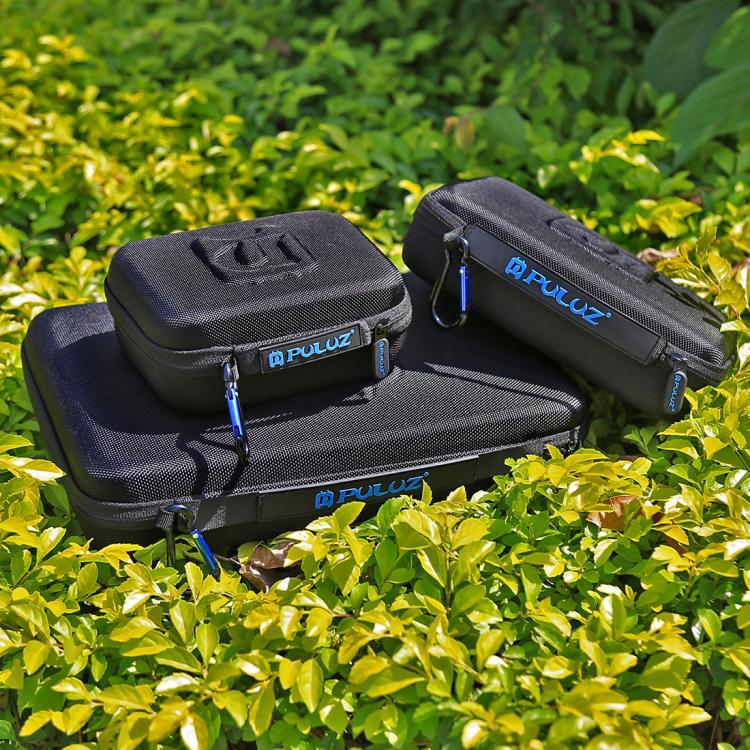 PULUZ Waterproof Carrying and Travel Case for GoPro, DJI Osmo Action and other Sport Cameras Accessories, Small Size: 16cm x 12cm x 7cm, For GoPro, Size: 16cm x 12cm x 7cm