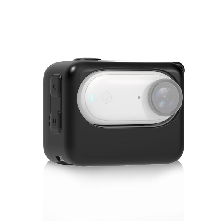 For Insta360 GO 3 PULUZ Camera Charging Case Silicone Case, Charging Case Case (White), Charging Case Case (Black), Charging Case Case (Red)