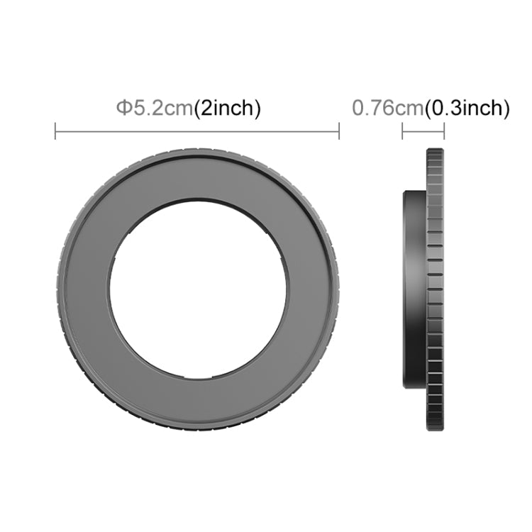For DJI Action 4 PULUZ Filter Holder Metal Protective Filter Frame, For DJI Action 5 Pro / 4