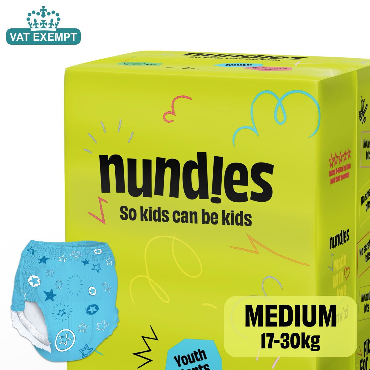 Nundies Youth Pants 4-7 Years (17-30kg)