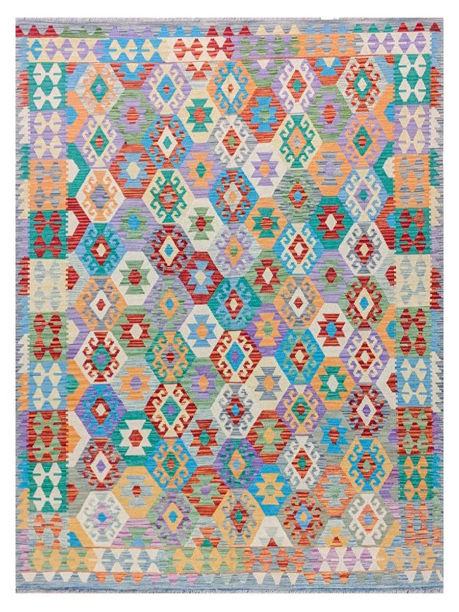 Maimana Afghanistan Kilim Rug - 284 x 203 cm