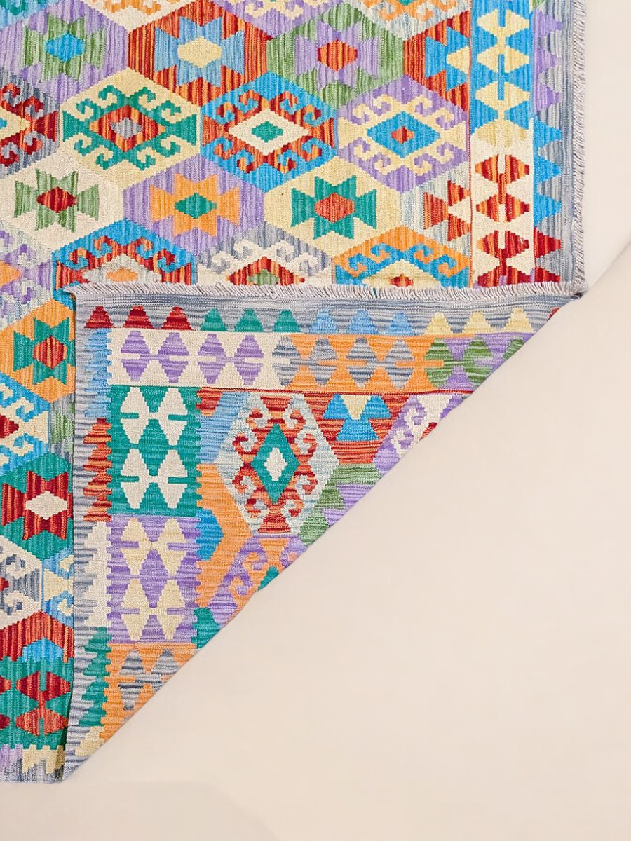 Maimana Afghanistan Kilim Rug - 284 x 203 cm