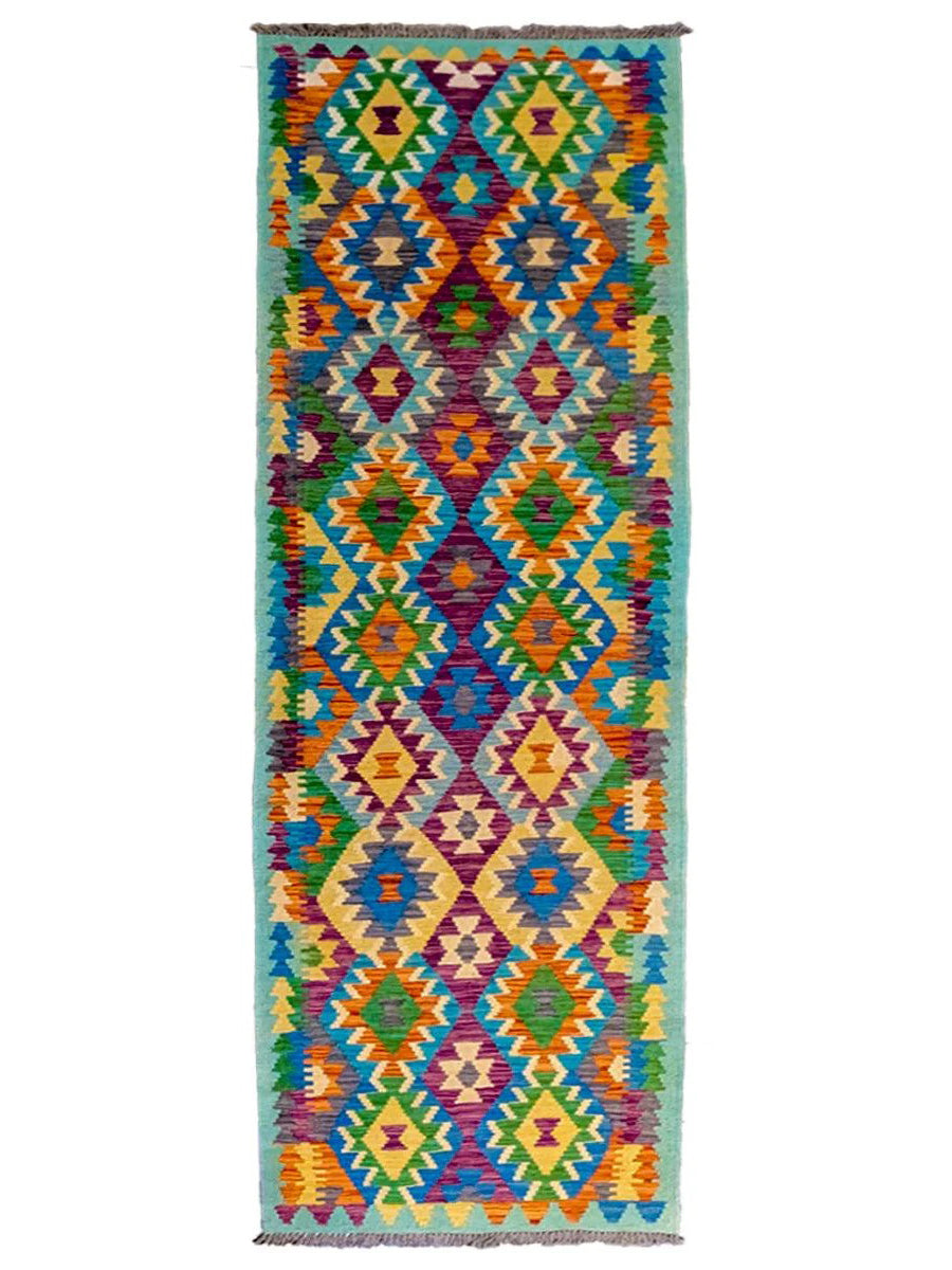 Maimana Afghanistan Kilim Rug - 300 x 86 cm