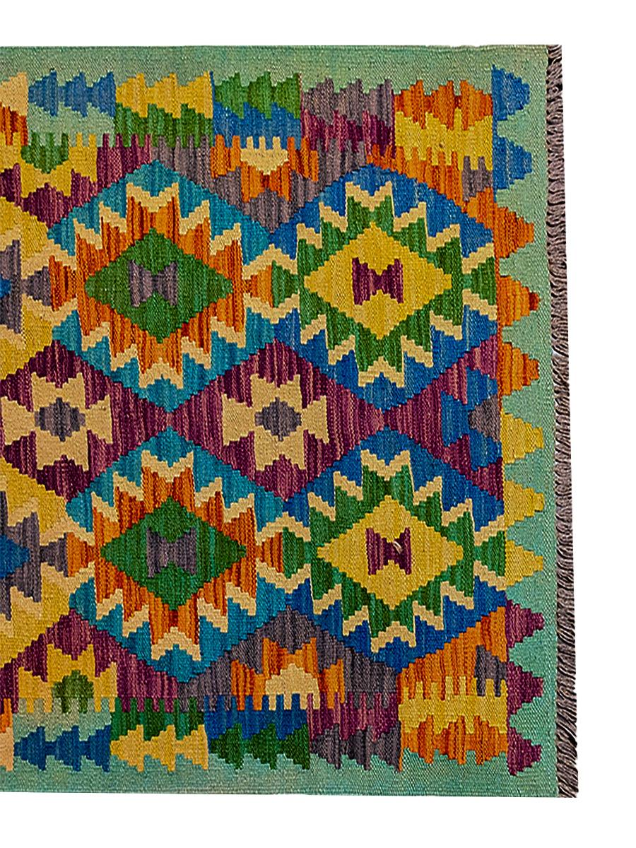 Maimana Afghanistan Kilim Rug - 300 x 86 cm