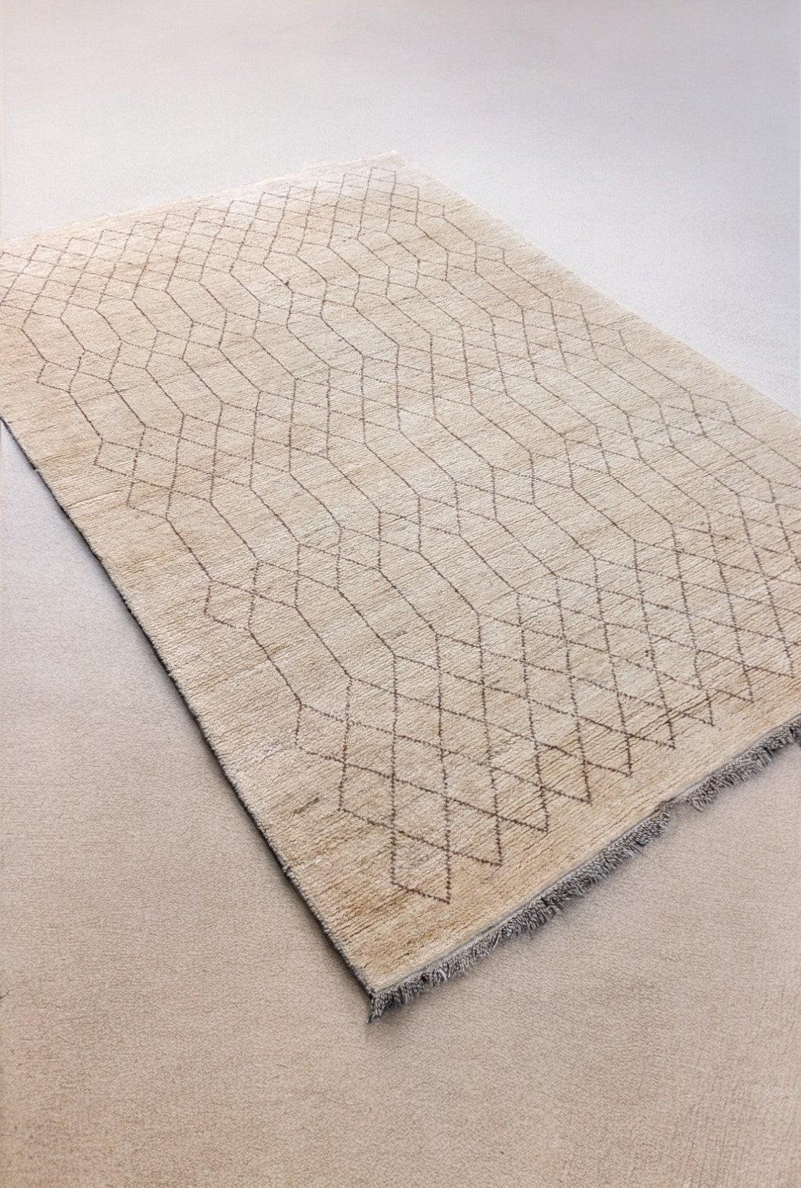 Bazm Hand Knotted Rug - 278 x 189 cm