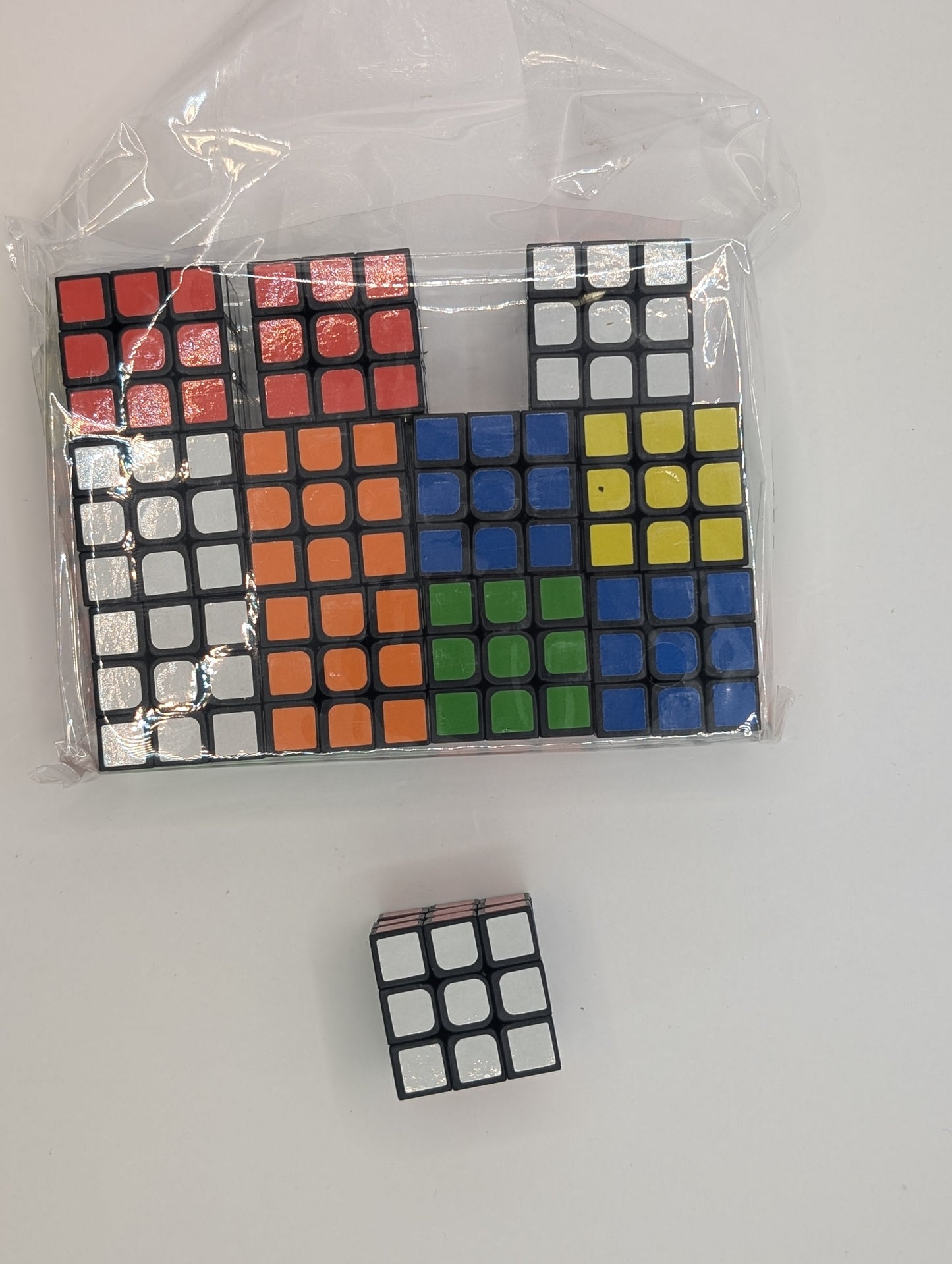 Pack of 12 mini 3x3 cubes