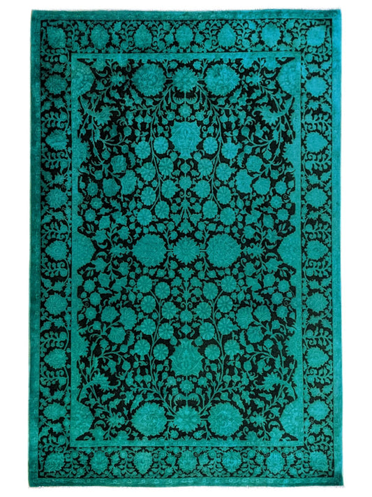 Ziegler Silk Wash Chobi Rug - 9.11 x 6.11
