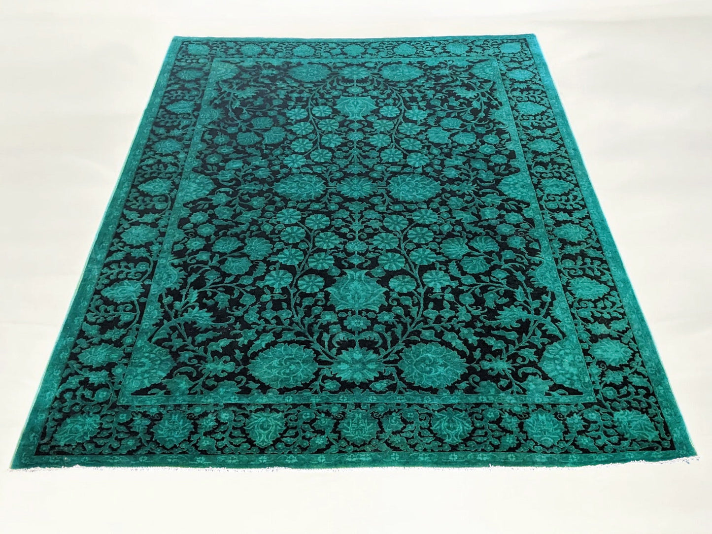 Ziegler Silk Wash Chobi Rug - 9.11 x 6.11