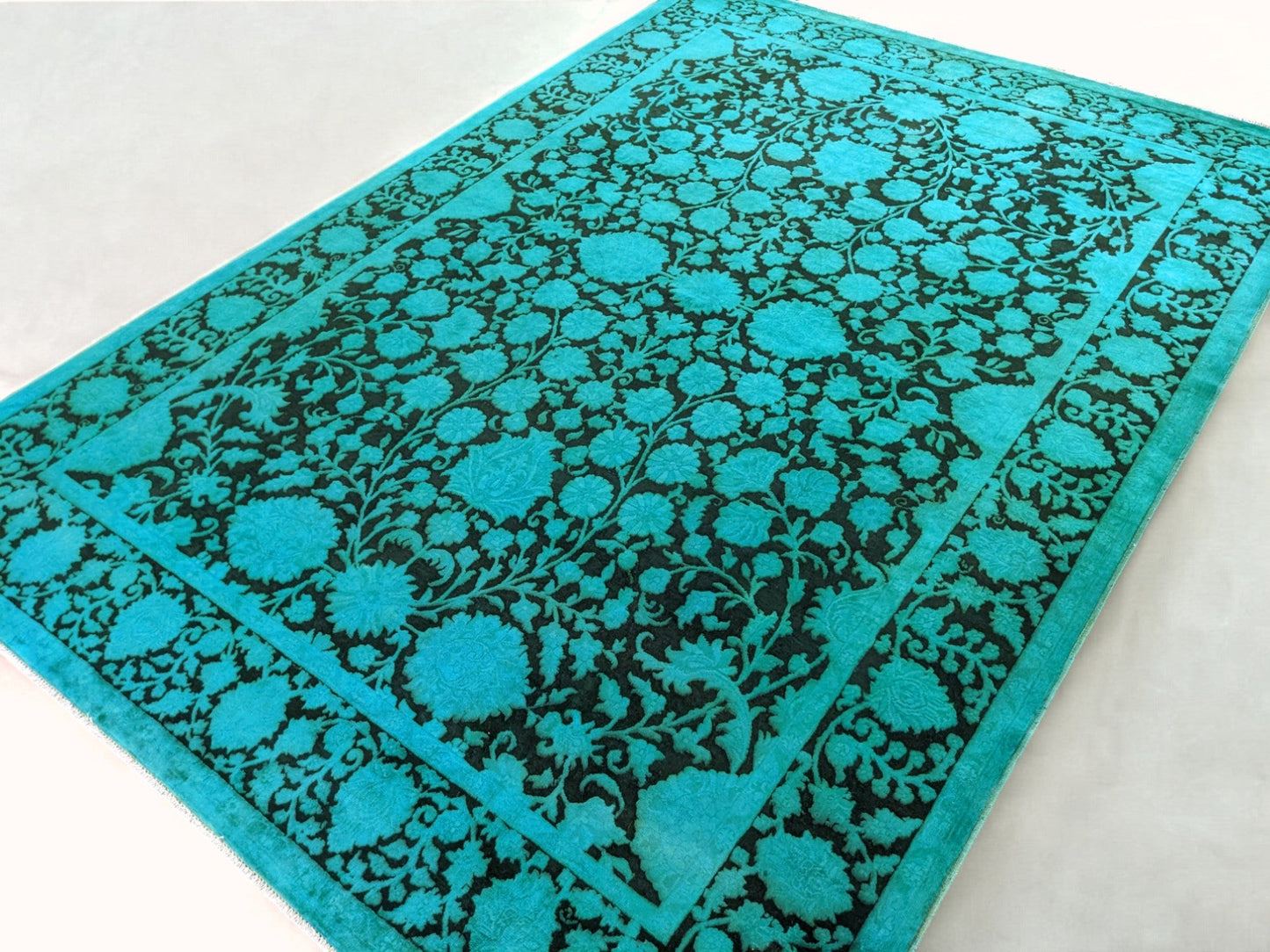 Ziegler Silk Wash Chobi Rug - 9.11 x 6.11