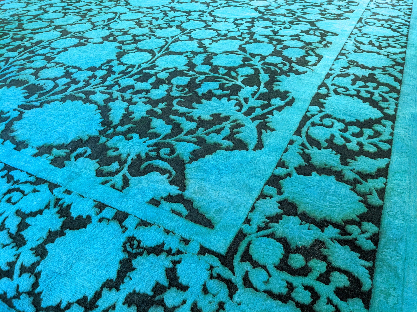 Ziegler Silk Wash Chobi Rug - 9.11 x 6.11